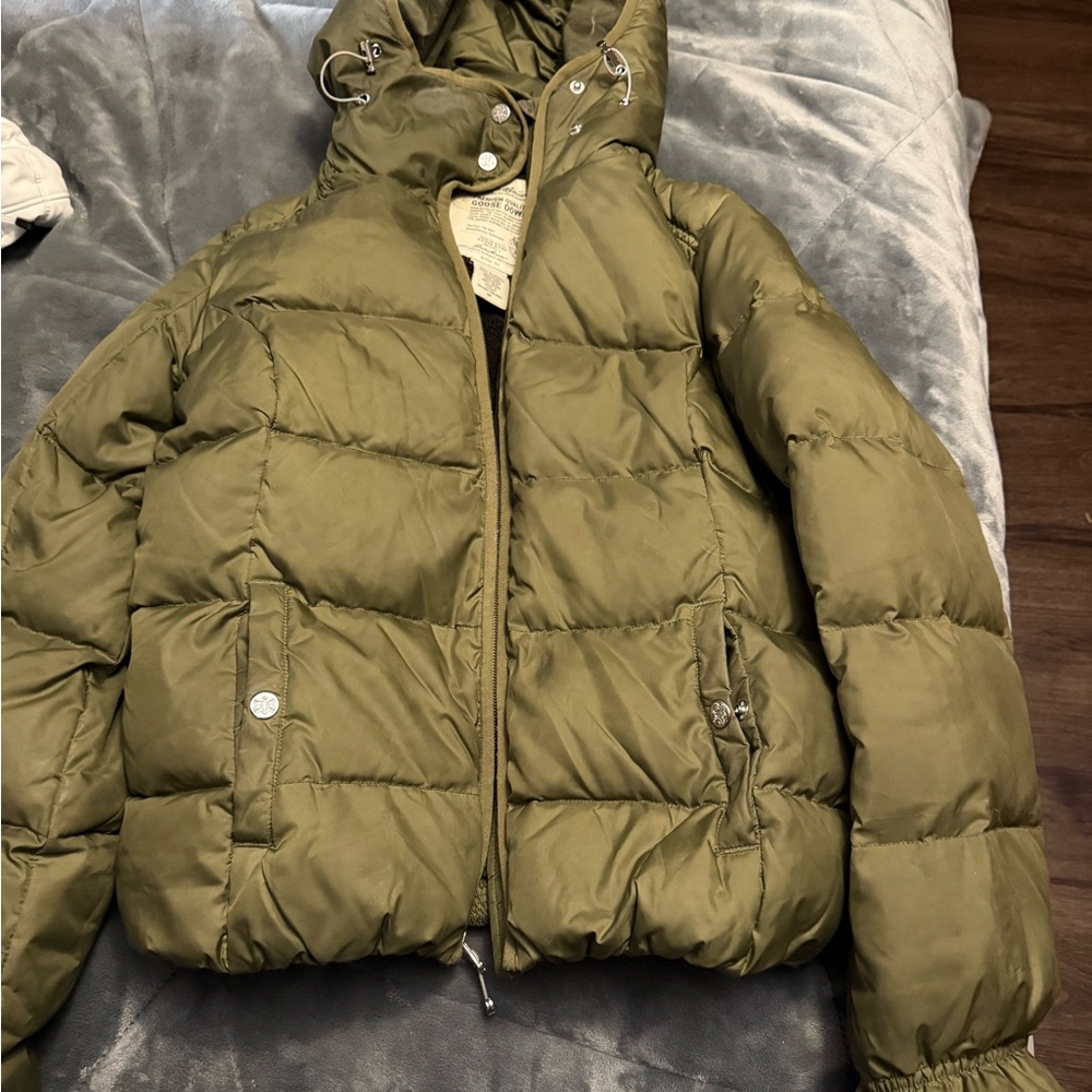 Eddie Bauer Sage Green Quilted Jacket